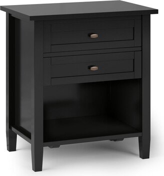 Warm Shaker Solid Wood Bedside Table