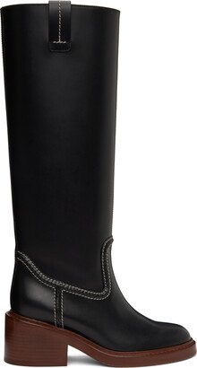 Black Mallo Tall Boots