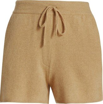 Drawstring Cashmere Shorts