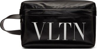 VLTN leather wash bag
