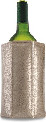 Rapid Ice Active Cooler Wine Bottle Chilling Sleeve, Platinum