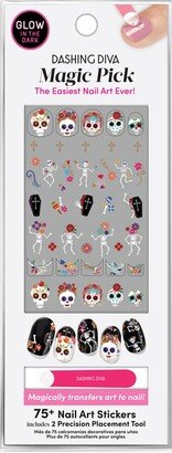 Magic Pick 3D Nail Art Stickers - Sugar Skulls