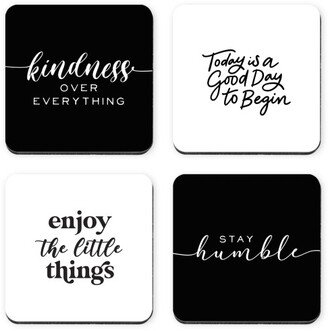 Coasters: Classic Typography Coaster, Multicolor