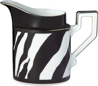 Zebra-Print Cream Jug