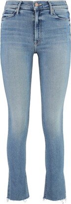 Dazzler Straight-Leg Cropped Jeans