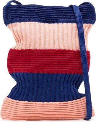 Strata ribbed-knit bag