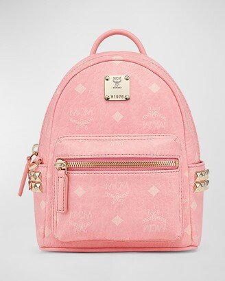 Stark Monogram Studded Convertible Backpack