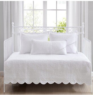 Solid Trellis Of Cotton 4 Piece Daybed Cover Set