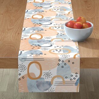 Table Runners: Abstract Minimalist - Multi Table Runner, 72X16, Multicolor