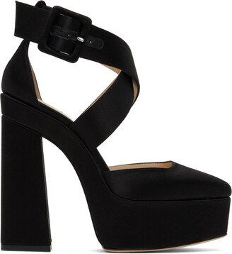 Black Gaia Platform Sandals