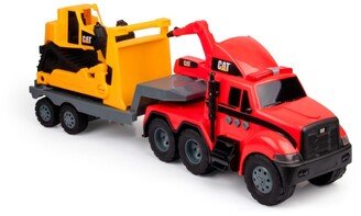 FunRise Cat Heavy Movers Fire Truck with Bulldozer