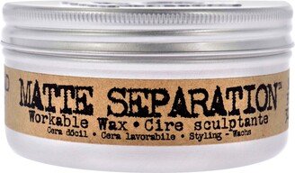 Bed Head B For Men Matte Separation Workable Wax by for Men - 3 oz Wax