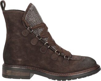 JULI PASCAL Paris Ankle Boots Dark Brown