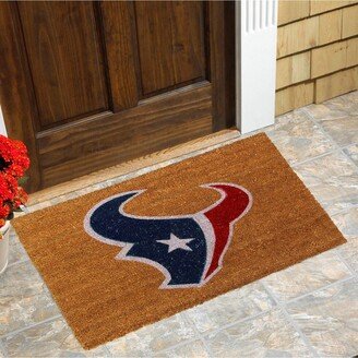 Memory Company Houston Texans Logo 20'' x 30'' Coir Doormat