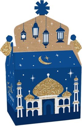 Big Dot Of Happiness Eid Mubarak - Treat Box Party Favors - Ramadan Goodie Gable Boxes - 12 Ct