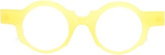 Logo-Print Round-Frame Glasses