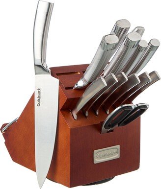 15Pc Classic Rotating Block Cutlery Set