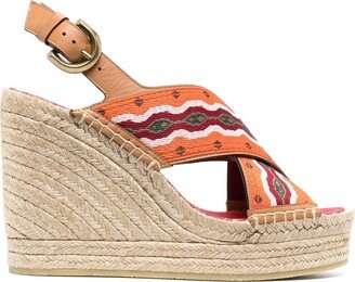 Espadrille 120mm Wedges Sandals