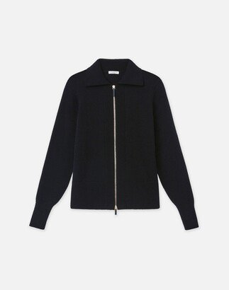 Cashmere Polo Cardigan