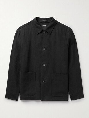 Linen Chore Jacket