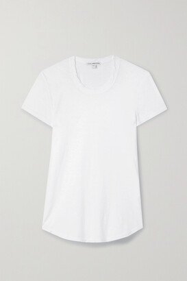 Slub Cotton-jersey T-shirt - White