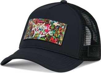 Partch Trucker Hat Black Removable DWYL G11 Art