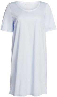 Cotton Deluxe Short-Sleeve Gown