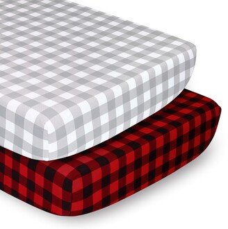 The Psp Sheets Buffalo Plaid/Plaid, 2-Pack