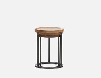 Indus Modern Nyore Set of 3 Nesting Tables - 17.72 X 17.72 X 25.59