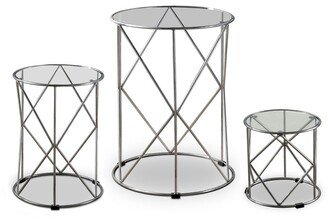 Canford 3-Piece Round Nesting Table Set