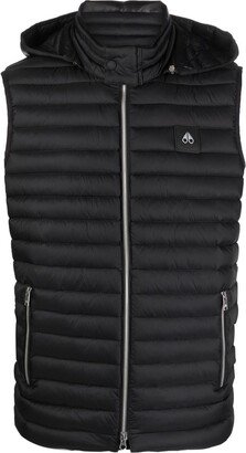 Zip-Up Hooded Gilet-AB