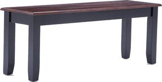 Zoy 48 Inch Wood Dining Bench