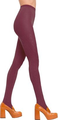 Monogram Jacquard Tights