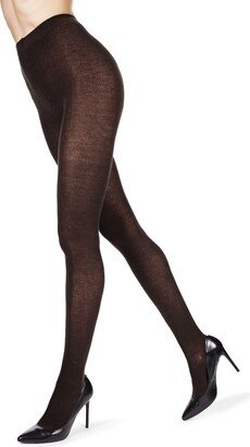 MeMoi Women's Cashmere Blend Flat Knit Sweater Tights