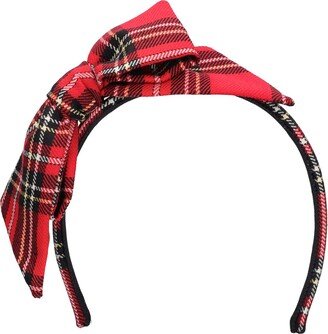 Tartan headband w/ bow