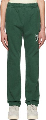 Green Warped Lounge Pants