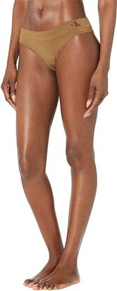 Naturals Cotton Stretch Flex High Leg Tanga (Kangaroo) Women's Underwear