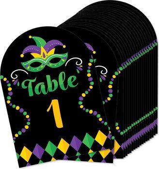 Big Dot Of Happiness Colorful Mardi Gras Mask Masquerade Party 5 x 7 Cards Table Numbers 1-20