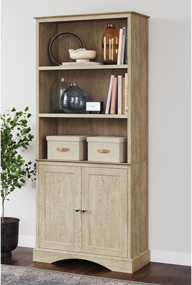 Elmferd Light Brown Bookcase - 32