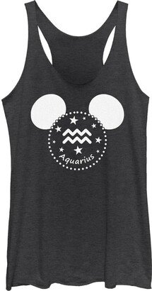 Classic Mickey Aquarius Women's Racerback Tank Top