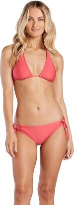 String Bikini Top (Watermelon Pink) Women's Swimwear