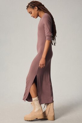 Long-Sleeve Maxi Dress-AA