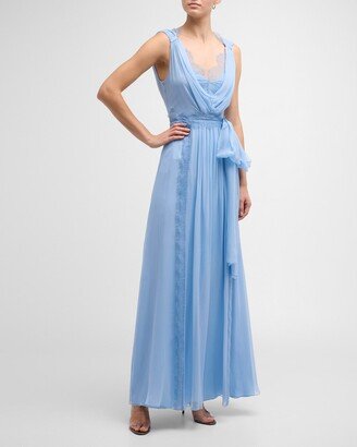 Organic Chiffon Maxi Dress