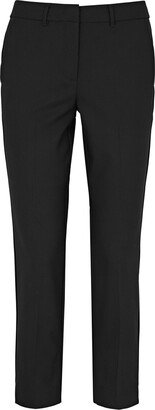 Prua Cropped Slim-leg Trousers - Black - 10 (UK10 / S)
