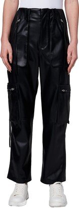 Women's Baxter Vegan Leather Cargo Pant