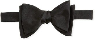 Solid Satin Bow Tie