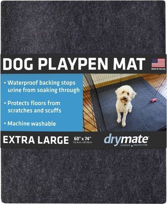 60 x 74 Playpen Mat for Cats and Dogs - Charcoal