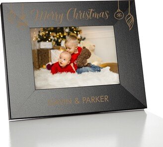 Merry Christmas Picture Frame | Personalized Photo Kids Xmas