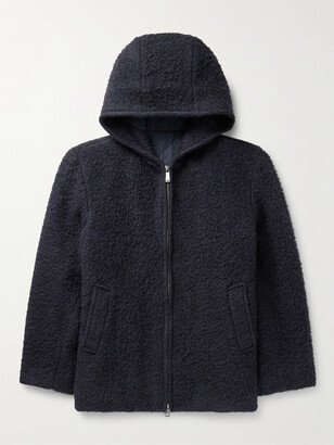 PIACENZA 1733 Brushed Llama Wool-Blend Hooded Coat