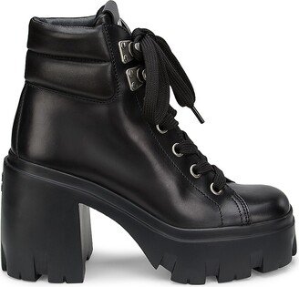 Tronchetti Platform Lug-Sole Ankle Boots